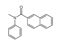 N-methyl-N-phenylnaphthalene-2-carboxamide结构式