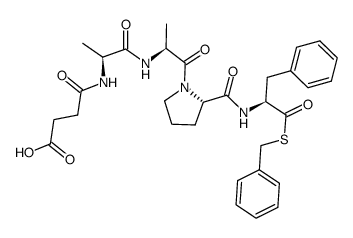 Suc-Ala-Ala-Pro-Phe-SBzl Structure