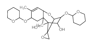 3α,8β-bis-O-(2-tetrahydropyranyl)scirpene-4β,15-diol Structure