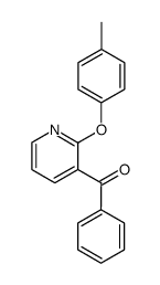 phenyl(2-(p-tolyloxy)pyridin-3-yl)methanone Structure