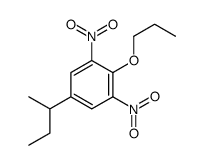 5-butan-2-yl-1,3-dinitro-2-propoxybenzene Structure