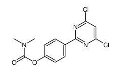 [4-(4,6-dichloropyrimidin-2-yl)phenyl] N,N-dimethylcarbamate Structure