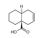 trans-bicyclo[4.4.0]dec-3-ene-1-carboxylic acid Structure