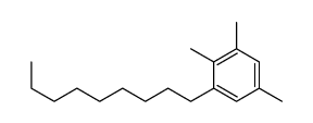 1,2,5-trimethyl-3-nonylbenzene Structure