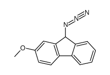 (9-azido-fluoren-2-yl)-methyl ether Structure