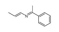 (1E)-1-phenyl-N-(prop-1-en-1-yl)ethan-1-imine Structure