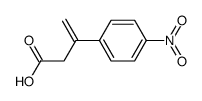 3-p-nitrophenylbut-3-enoic acid结构式