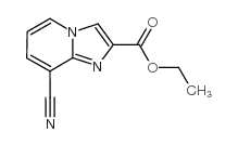 8-CYANO-IMIDAZO[1,2-A]PYRIDINE-2-CARBOXYLIC ACID ETHYL ESTER Structure