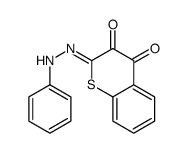 2-(phenylhydrazinylidene)thiochromene-3,4-dione结构式