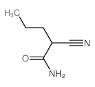 Pentanamide, 2-cyano- Structure