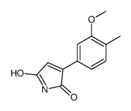 3-(3-methoxy-4-methylphenyl)pyrrole-2,5-dione结构式