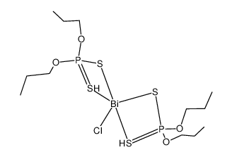 monochlorobismuth(III) bis(di-n-propyldithiophosphate)结构式