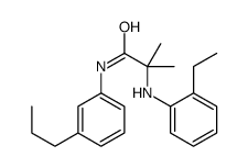 2-(2-ethylanilino)-2-methyl-N-(3-propylphenyl)propanamide结构式