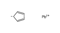 bis(η-cyclopentadienyl)lead(II)结构式