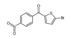 (5-bromothiophen-2-yl)-(4-nitrophenyl)methanone structure