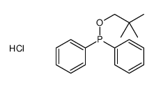 2,2-dimethylpropoxy(diphenyl)phosphane,hydrochloride结构式