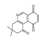 3,3-dimethyl-2,4-dihydrophenanthridine-1,7,10-trione Structure