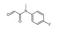 N-(4-fluorophenyl)-N-methyl-2-oxoacetamide结构式