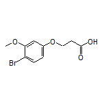 3-(4-Bromo-3-methoxyphenoxy)propanoic Acid Structure