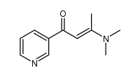 3-(Dimethylamino)-1-(3-pyridinyl)-2-buten-1-one结构式