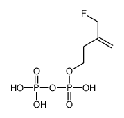 3-(Fluoromethyl)-3-buten-1-yl trihydrogen diphosphate结构式