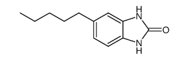 5-pentyl-1,3-dihydro-benzimidazol-2-one Structure