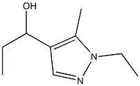 1-(1-ethyl-5-methyl-1H-pyrazol-4-yl)propan-1-ol结构式