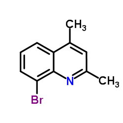 8-Bromo-2,4-dimethylquinoline Structure