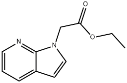 ethyl 2-(1H-pyrrolo[2,3-b]pyridin-1-yl)acetate structure