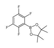 4,4,5,5-tetramethyl-2-(2,3,5,6-tetrafluorophenyl)-1,3,2-dioxaborolane Structure