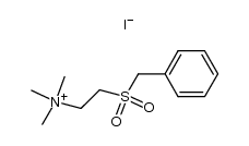 2-(Benzylsulfonyl)-N,N-dimethyl-ethylamin-methoiodid Structure