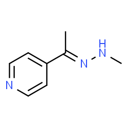 Ethanone, 1-(4-pyridinyl)-, methylhydrazone (9CI) structure