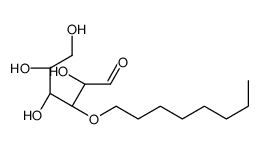 (2R,3S,4R,5R)-2,4,5,6-tetrahydroxy-3-octoxyhexanal结构式