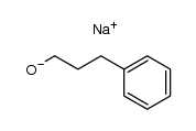 Natrium-(3-phenyl-propylat) Structure