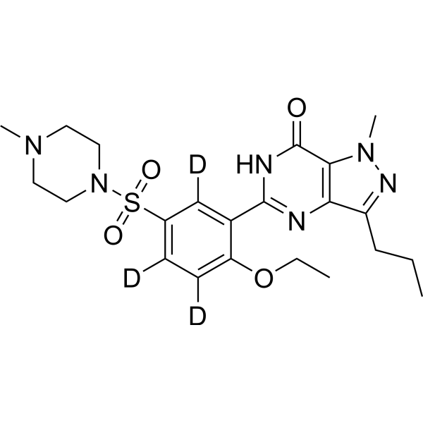 Sildenafil-d3-1结构式