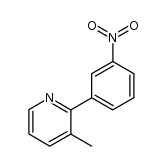 3-methyl-2-(3-nitrophenyl)pyridine结构式