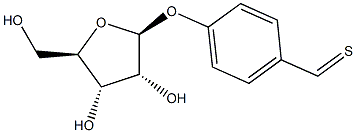 4-Methylphenyl -1-Thio-β-D-ribofuranoside Structure