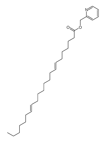 pyridin-2-ylmethyl docosa-7,15-dienoate Structure