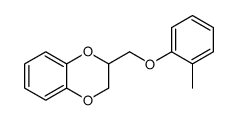 3-[(2-methylphenoxy)methyl]-2,3-dihydro-1,4-benzodioxine Structure