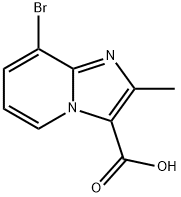 8-Bromo-2-methylimidazo[1,2-a]pyridine-3-carboxylic acid Structure