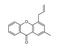 4-allyl-2-methylxanthenone Structure