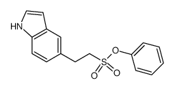 phenyl 2-(1H-indol-5-yl)ethanesulfonate结构式