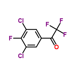 1-(3,5-Dichloro-4-fluorophenyl)-2,2,2-trifluoroethanone Structure