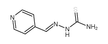 Hydrazinecarbothioamide,2-(4-pyridinylmethylene)- Structure