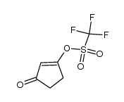 3-oxocyclopent-1-enyl trifluoromethanesulfonate Structure