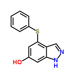 4-(Phenylsulfanyl)-1H-indazol-6-ol Structure