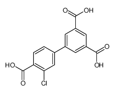 5-(4-carboxy-3-chlorophenyl)benzene-1,3-dicarboxylic acid结构式