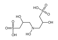 2-hydroxy-3-[hydroxy-(2-hydroxy-3-sulfopropyl)amino]propane-1-sulfonic acid Structure