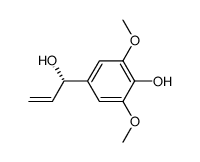 4-((S)-1-Hydroxy-allyl)-2,6-dimethoxy-phenol结构式