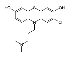 2-Chloro-10-[3-(dimethylamino)propyl]-10H-phenothiazine-3,7-diol Structure